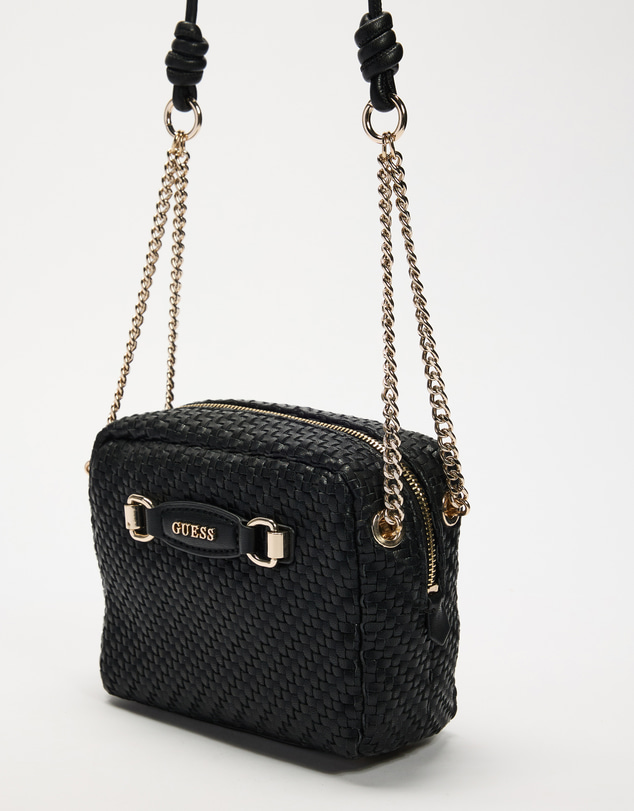 GUESS - Francy Camera Woven Polyurethane Crossbody Bag