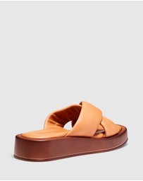 Just Because - Santina Leather Flatform Sandals