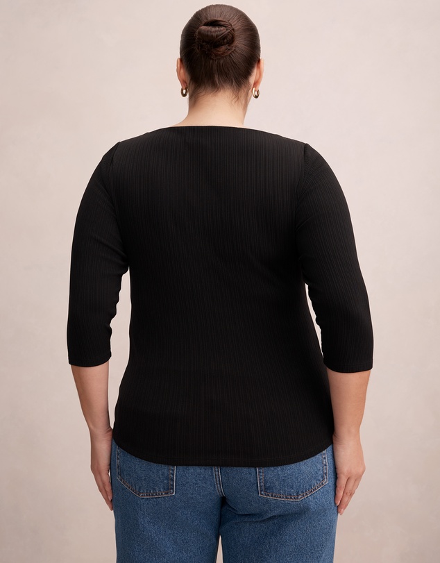 Forever New Curve - Frankie Curve 3 & 4 Sleeves Top