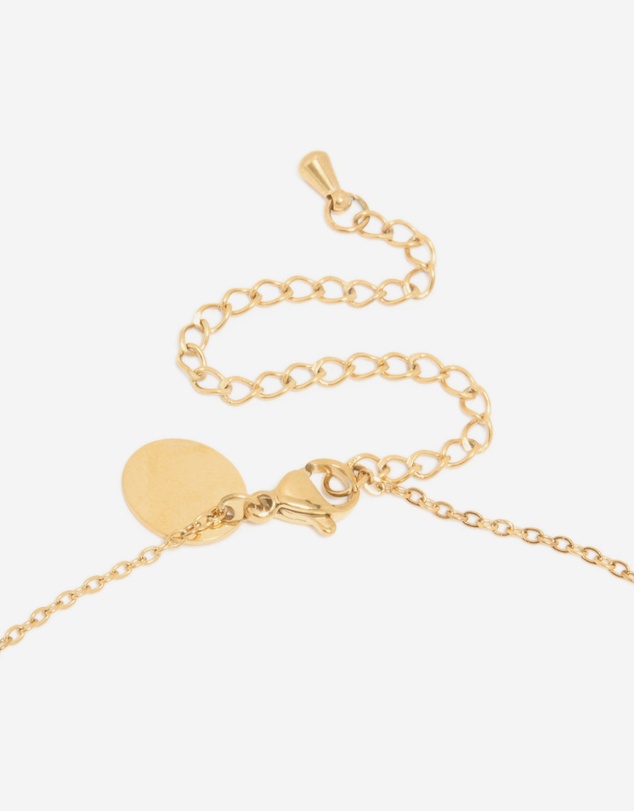 Lovisa - Waterproof Gold Plated Stainless Steel Letter S Dainty Pendant Necklace