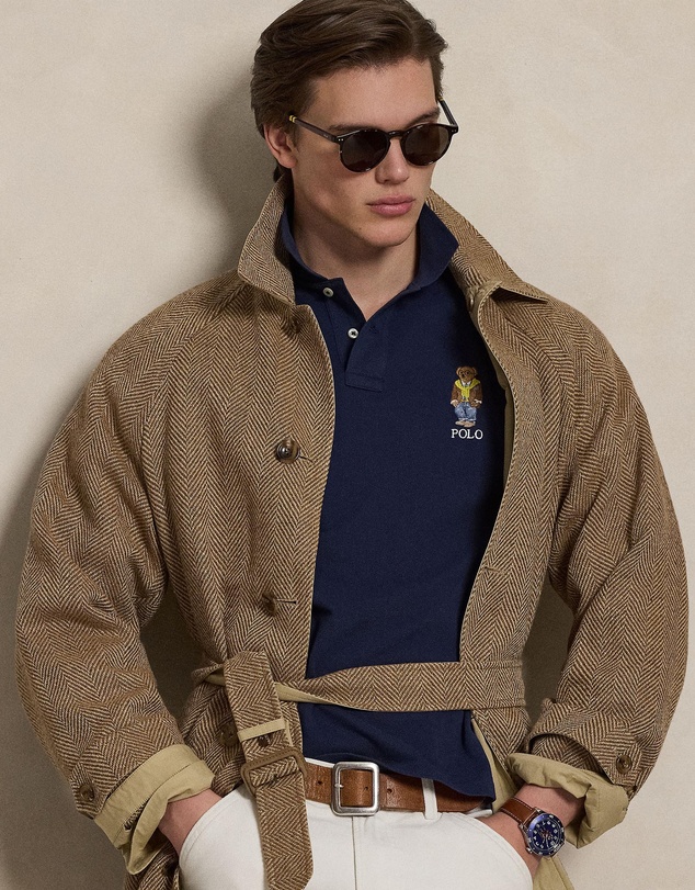 Polo Ralph Lauren - Custom Slim Polo Bear Mesh Polo Shirt