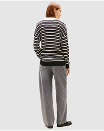 Tommy Hilfiger - Cable Knit Polo Jumper