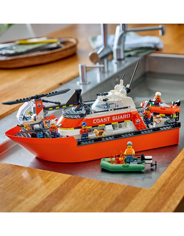 LEGO - 60504 Coast Guard Rescue Boat & Helicopter