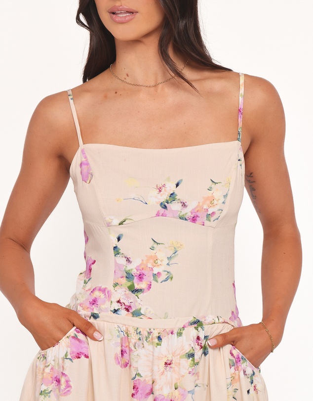 Petal & Pup - Albon Mini Dress - Cream Floral