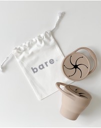 Bare The Label - Collapsible Silicone Snackie Cup