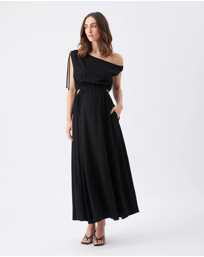 Ripe Maternity - Presley Off Shoulder Dress