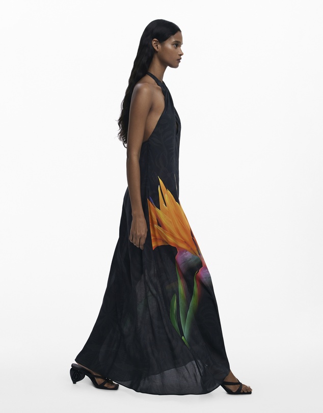 Desigual - Printed Long Dress