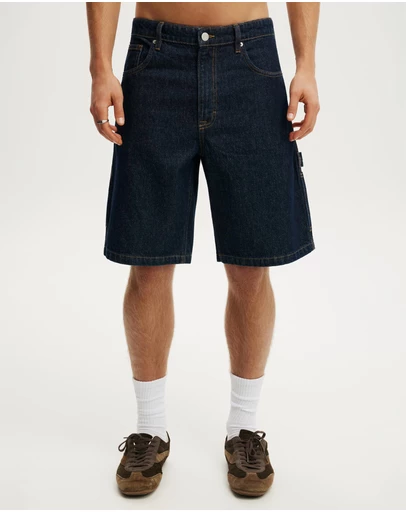 Cotton On - Baggy Denim Shorts