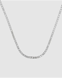 Georgini - Sydney Soirée 2mm Tennis Necklace 42cm Silver