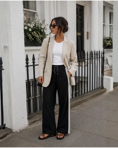 Esther & Co - Iverie Pants - Black Multi