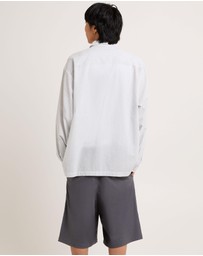 Black Noise White Rain - Mulder Long Sleeve Skate Shirt
