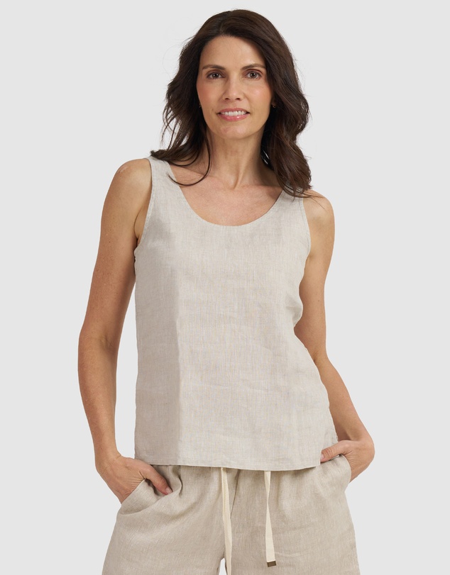 CAMIXA - Tanya Tank Linen Top