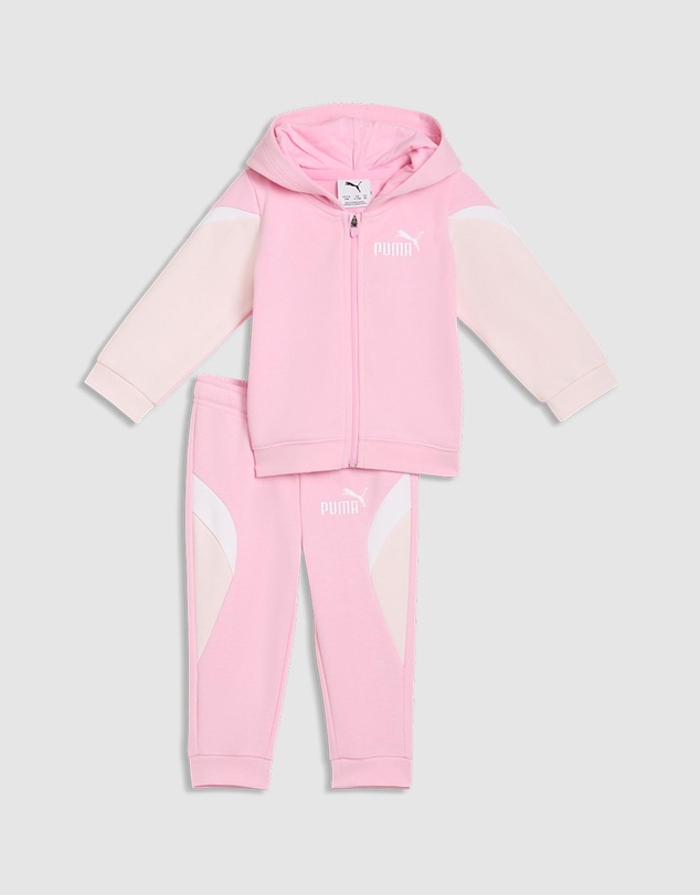 Puma - Minicats ESS Block Hooded FZ Set TR - Babies-Kids