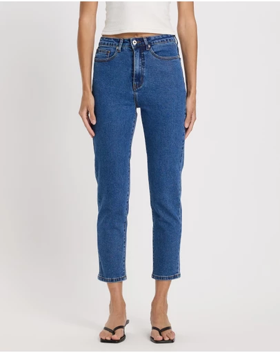 The Fated - Izzy Cropped Mum Jeans