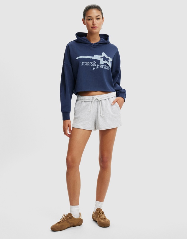 Cotton On - Cropped Oversized Hoodie
