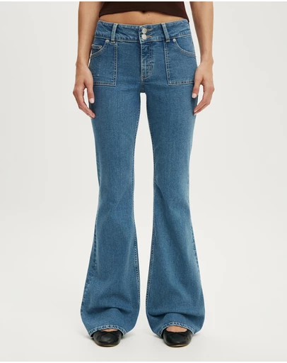 Cotton On - Mid Rise Bootcut Jean