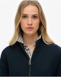 Superdry - Slouchy Knitted Half Zip