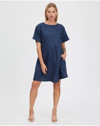 White By FTL - Zavi Linen Dress