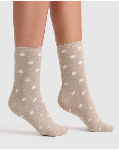 Levante - 3 Pack Gigi Spot Crew Sock