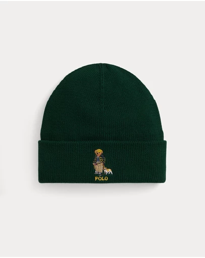 Polo Ralph Lauren - Polo Bear Cotton Beanie - ICONIC EXCLUSIVE - Teens