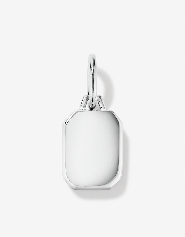 Michael Hill - Letter A Mother of Pearl Initial Pendant in Sterling Silver