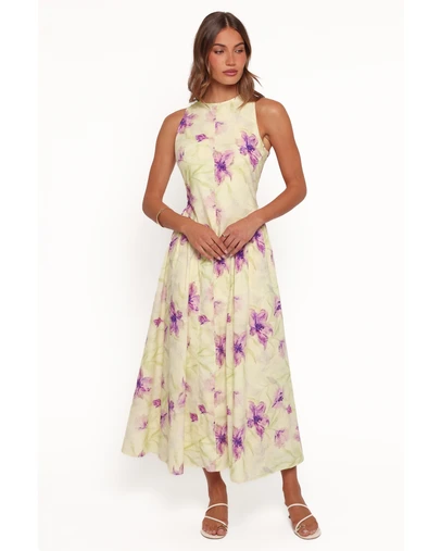 Petal & Pup - Norlina Midi Dress - Green Floral