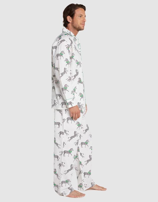 Sant And Abel - Christmas Zebra Long Sleeve Pyjama Set