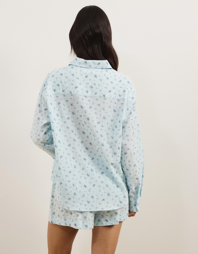 Atmos&Here - Mae Long Sleeve Floral Pyjama Short Set