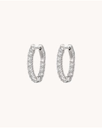 Bianc - Small Halo Earrings