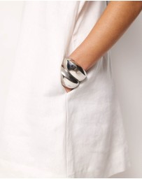 AERE - Ivy Linen Trapeze Mini Dress