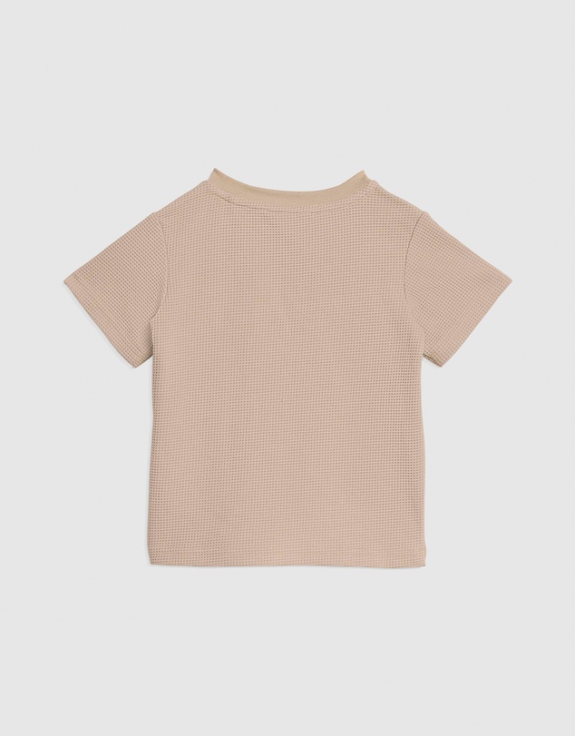 adidas Originals - Regular Waffle Shorts and T-Shirt Set - Babies-Kids