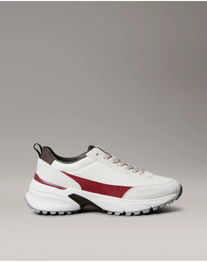 Calvin Klein - Suede and Nylon Runner Trainers