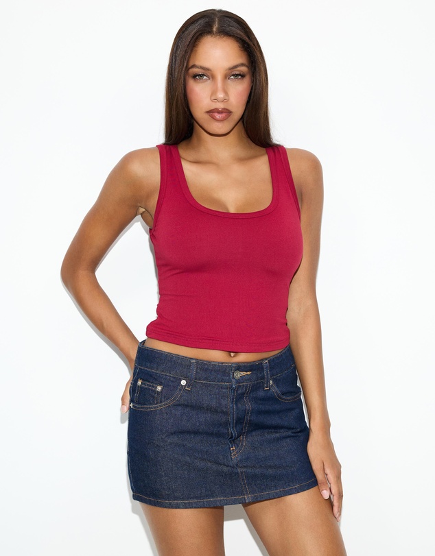 Dazie - Nicole Sculpt Tank Top