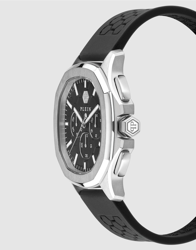 Philipp Plein - Plein Philipp 44mm Black Dial with Silicone Strap