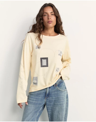 Pinky & Kamal - Field Notes Long Sleeve Top