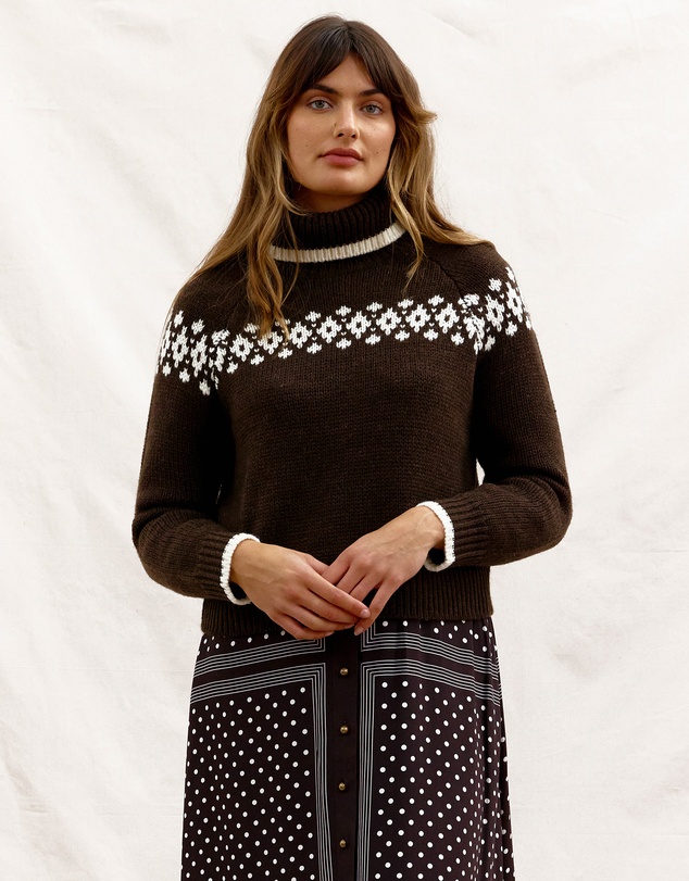 Binny - Dinner Plain With 'Aunt Jane Jumper