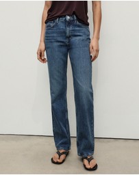 M.N.G - Matilda Medium-Rise Straight-Fit Jeans