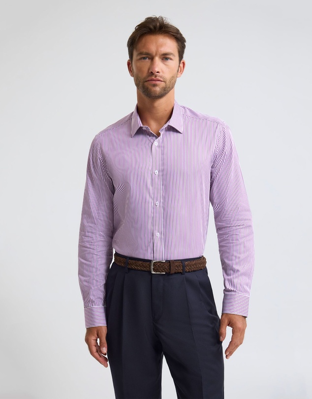 Oxford - Beckton Stripe Slim Fit Luxury Shirt