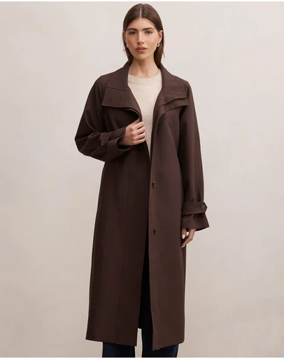 Forever New - Florence Funnel Neck Trench Coat