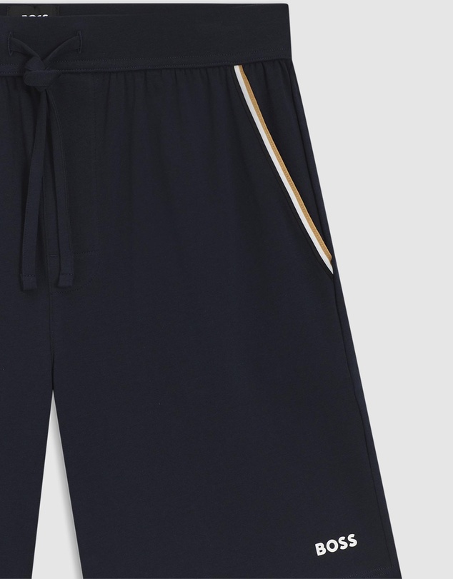 BOSS - Logo-Print Pyjama Shorts