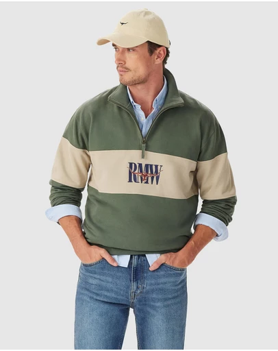 R.M.Williams - Heritage 1/4 Zip Sweatshirt