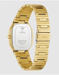 GUESS - Guess Oliver Mens Gold Tone Date Watch