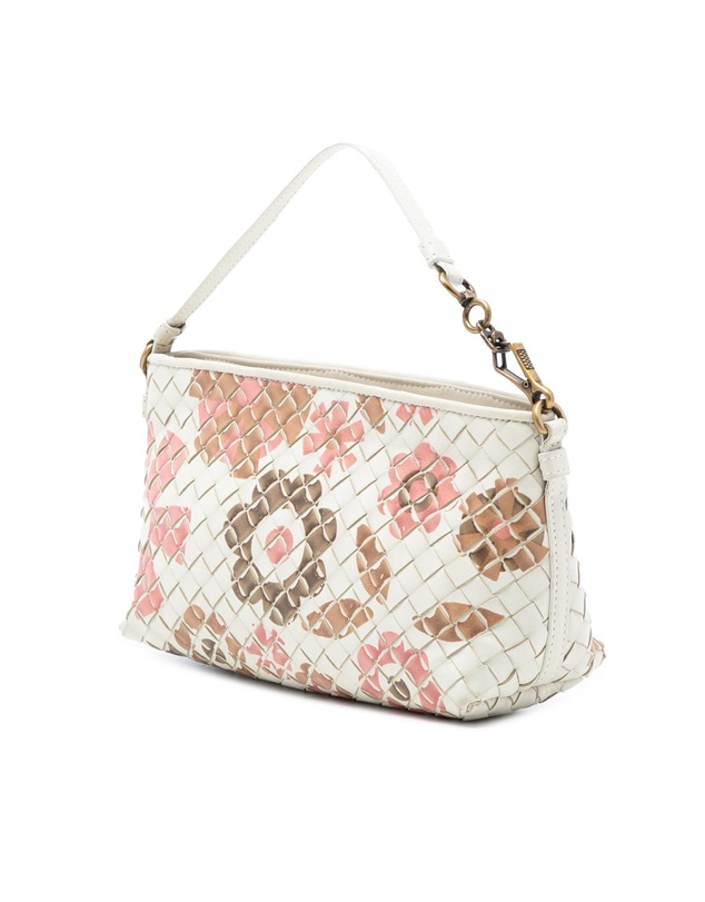 Pre-Loved by Azura Reborn - Pre-Loved Nappa Intrecciato Floral Print Handbag