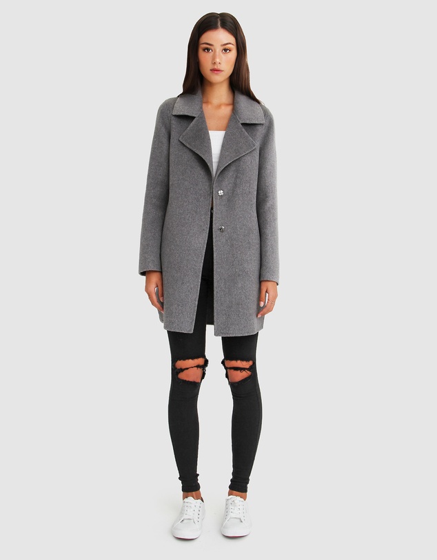Belle & Bloom - Ex-Boyfriend Wool Blend Coat