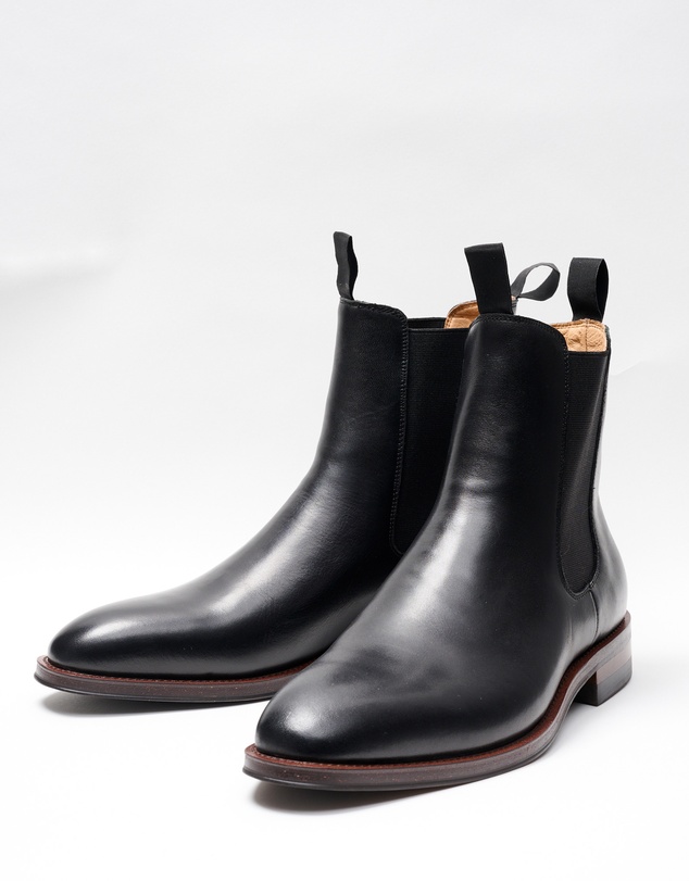 3 Wise Men - 3 Wise Men Cobain Leather Chelsea Boot