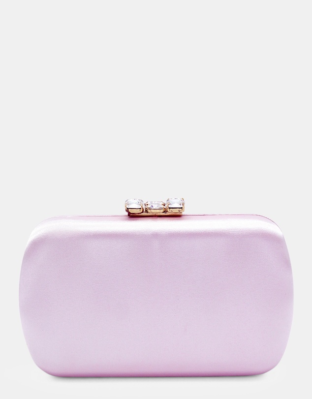 Morgan & Taylor - Posey Satin Clutch in Pink