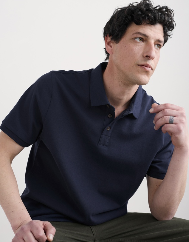 Seasalt - Seasalt Cornwall Navy Balefire Polo