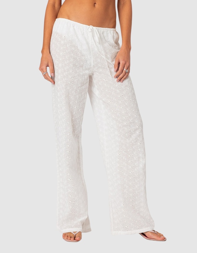 EDIKTED - Miracle Cotton Lace Pants