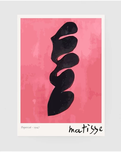 Inka Arthouse - Papercut 1947 by Henri Matisse Art Print