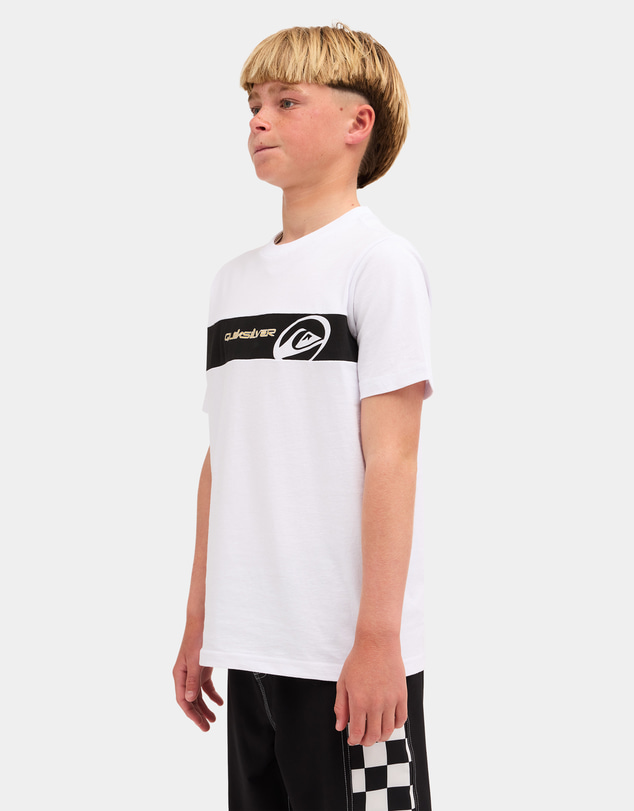 Quiksilver - Boys 8 to 16 Tilt Panel T-Shirt
